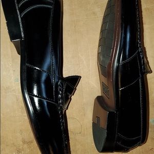 Black loafers